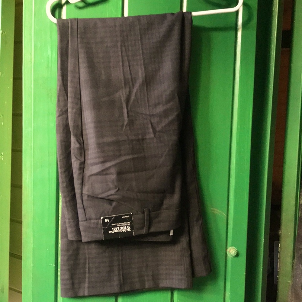 Black Plaid Dress Pants